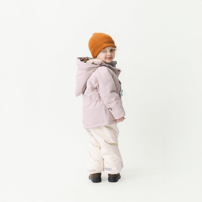 MATWANG fleece lined winter jacket Cloudy rose
