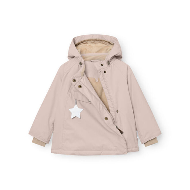 MATWANG fleece lined winter jacket Cloudy rose