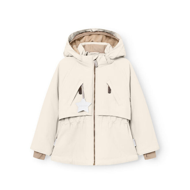 MATALGEANA fleece lined winter jacket Angora cream