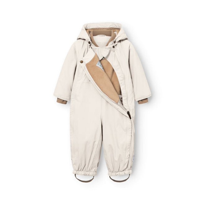 MATWISTI fleece lined snowsuit Angora cream
