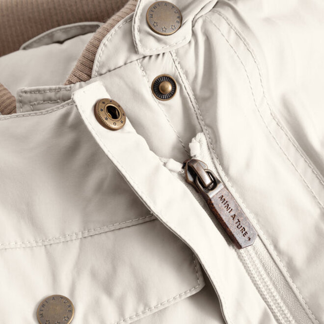 MATWISTI fleece lined snowsuit Angora cream