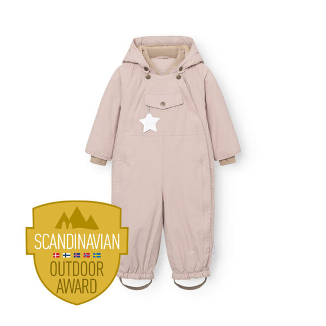 MATWISTI fleece lined snowsuit Cloudy rose