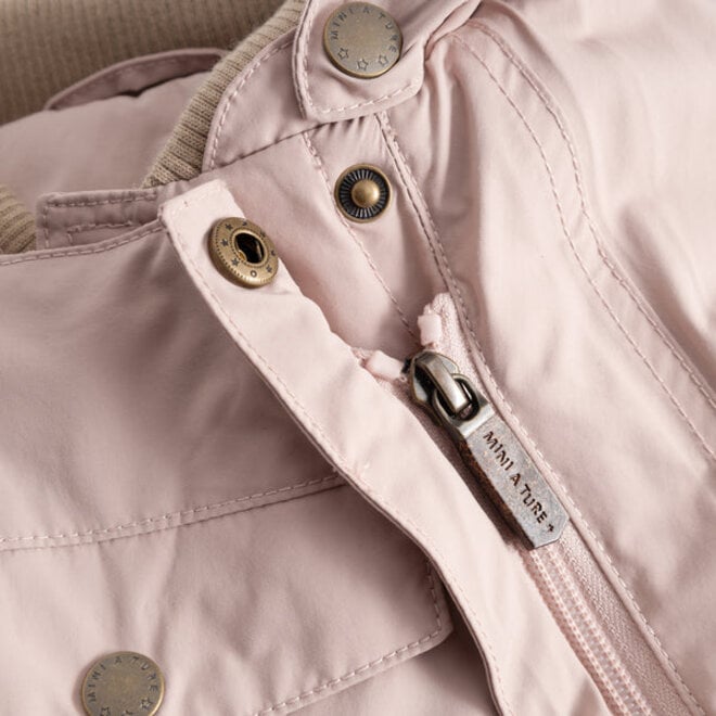 MATWISTI fleece lined snowsuit Cloudy rose