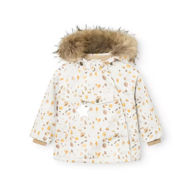 MATWANG fleece lined winter jacket fur Falling winter lea