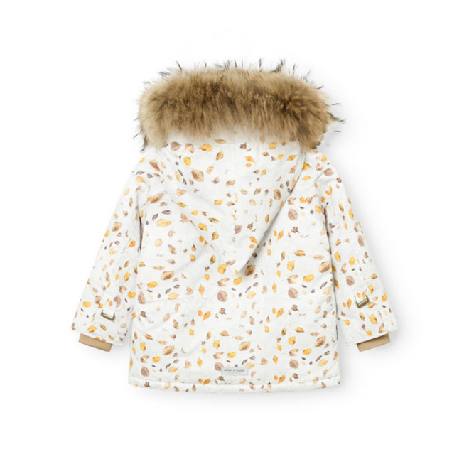 MATWANG fleece lined winter jacket fur Falling winter lea