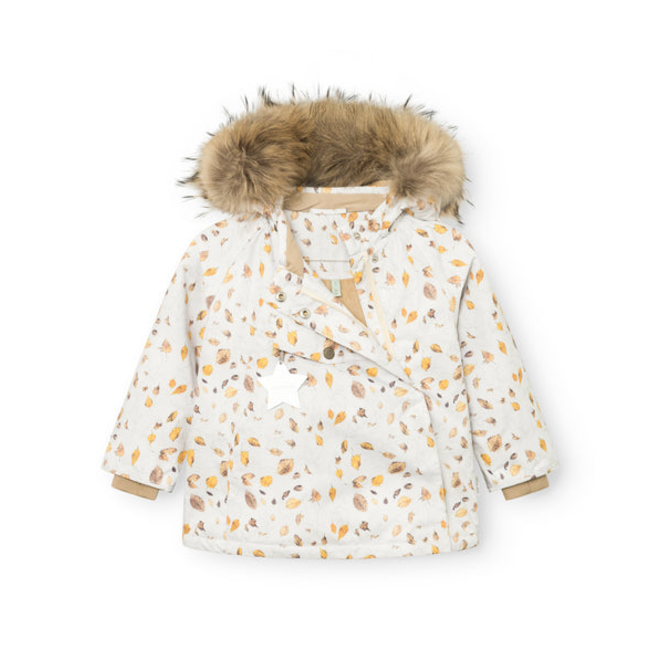 MATWANG fleece lined winter jacket fur Falling winter lea