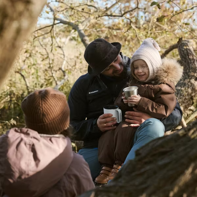 MATJUEL fleece lined hood Cloudy rose