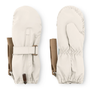 MATCESAR fleece lined mittens Angora cream