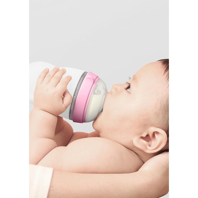 Comotomo - Natural Feel Bottle (Single Pk) 250Ml - Pink