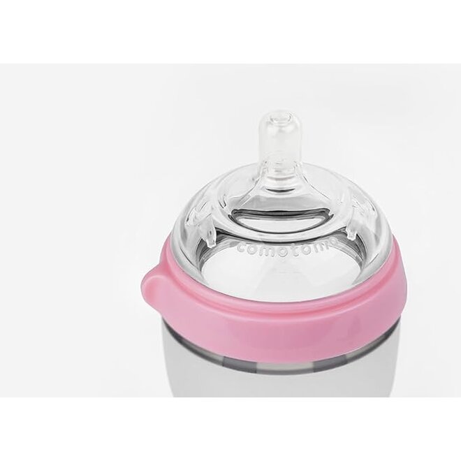 Comotomo - Natural Feel Bottle (Single Pk) 250Ml - Pink