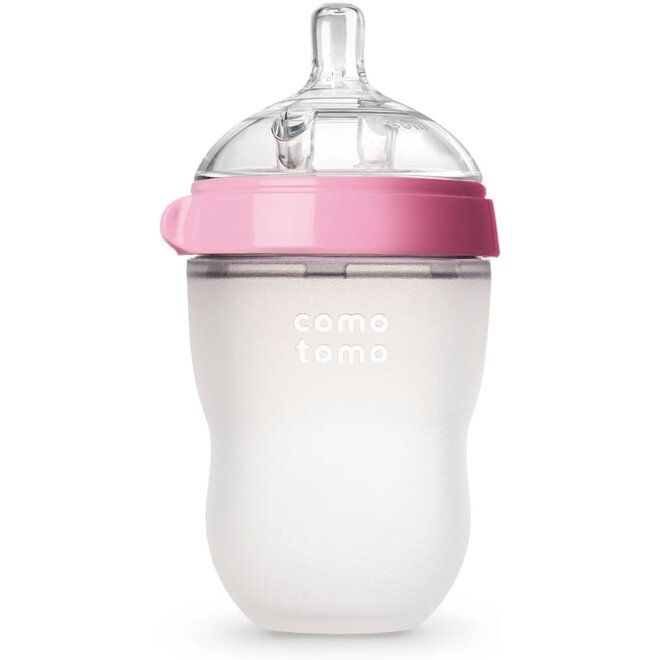 Comotomo - Natural Feel Bottle (Single Pk) 250Ml - Pink