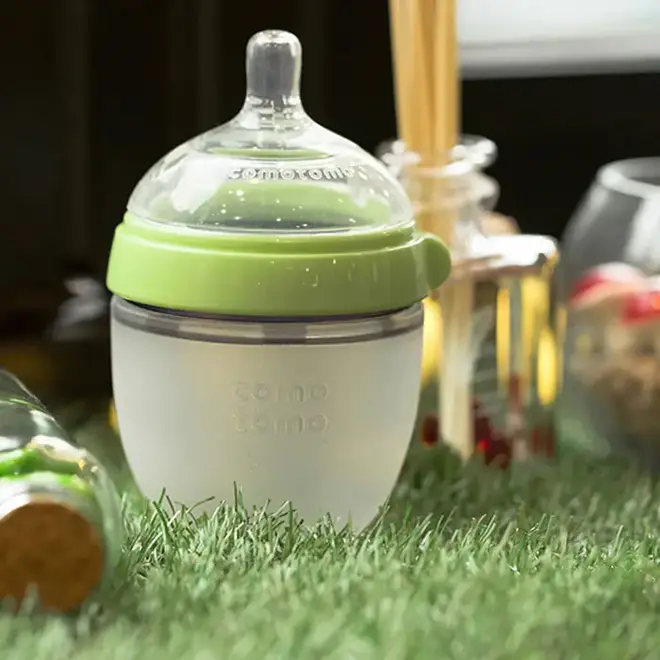 Comotomo- Natural Feel Bottle (Single Pk) 150Ml - Green