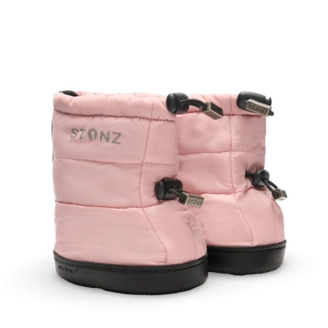 Stonz Baby Puffer Booties - Haze Pink