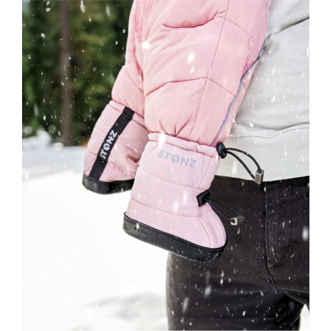 Stonz Baby Puffer Booties - Haze Pink