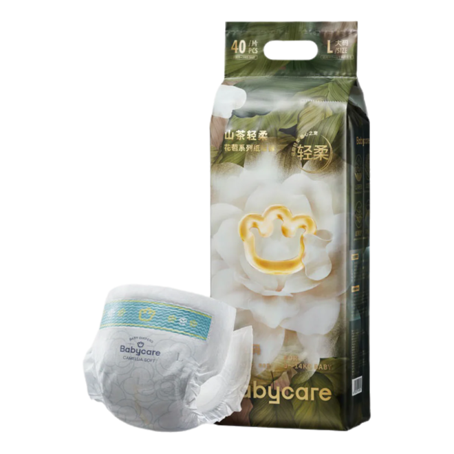 Flower Bud Ultra Soft Diapers L(40pcs)9-14kg