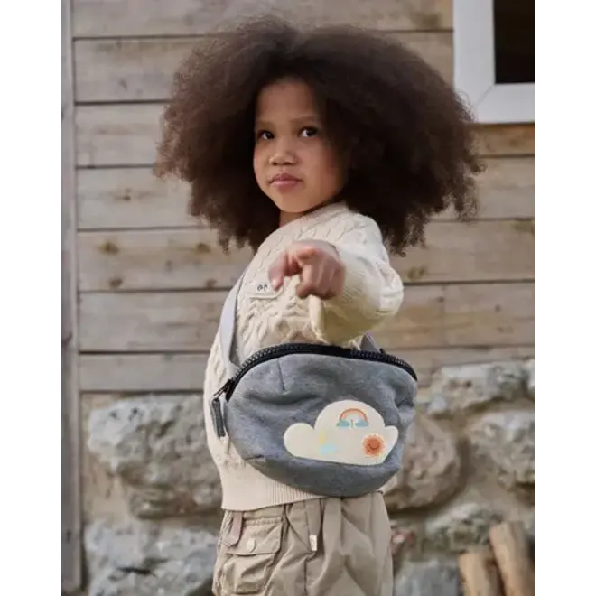 French Terry Bumbag - one size - Slate Gray （Camp Revery）