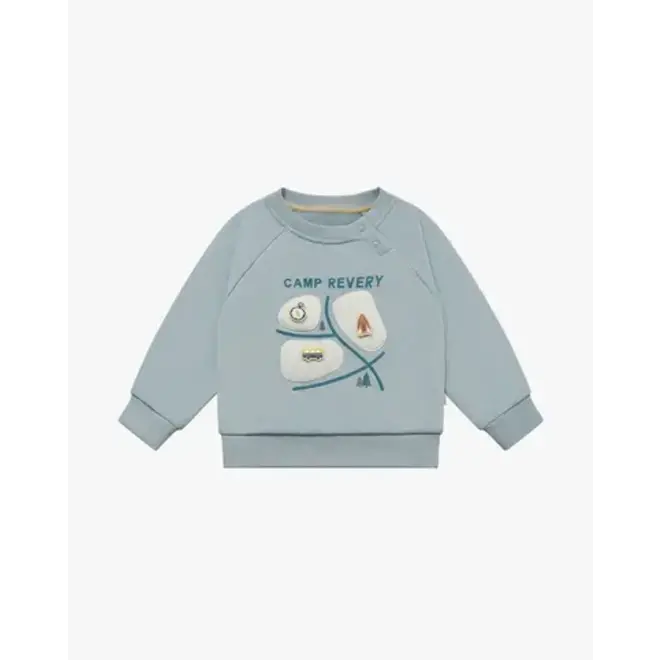 French Terry Drop Shoulder Sweatshirt Slate