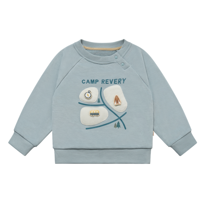 French Terry Drop Shoulder Sweatshirt Slate