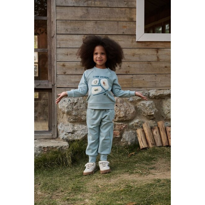 French Terry Drop Shoulder Sweatshirt Slate