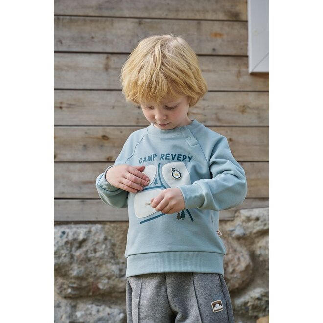 French Terry Drop Shoulder Sweatshirt Slate