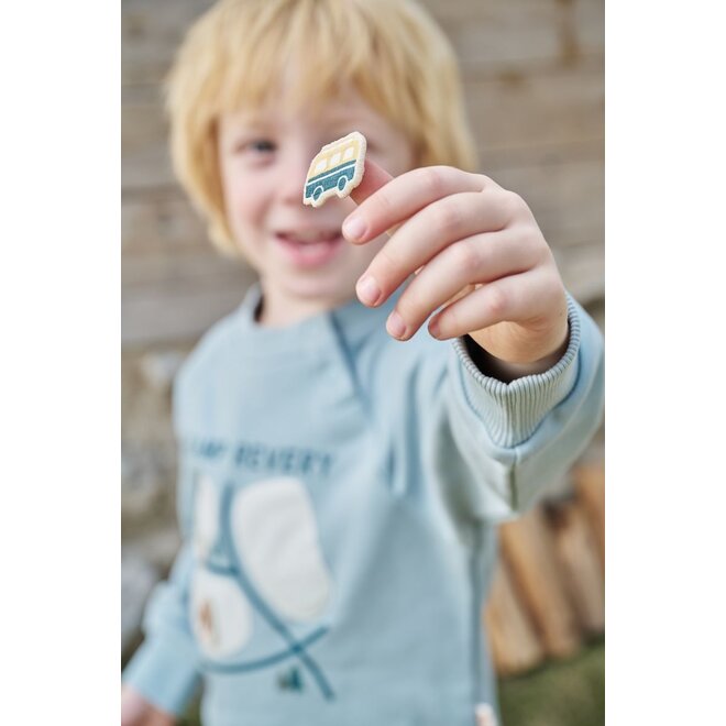 French Terry Drop Shoulder Sweatshirt Slate