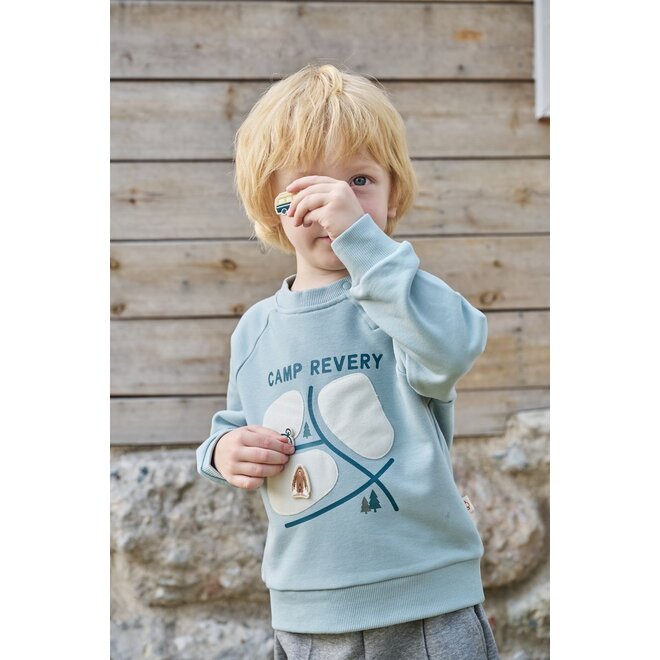 French Terry Drop Shoulder Sweatshirt Slate