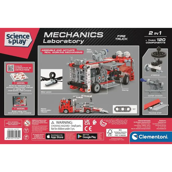 SCIENCE & PLAY: MECHANICS - FIRE TRUCK