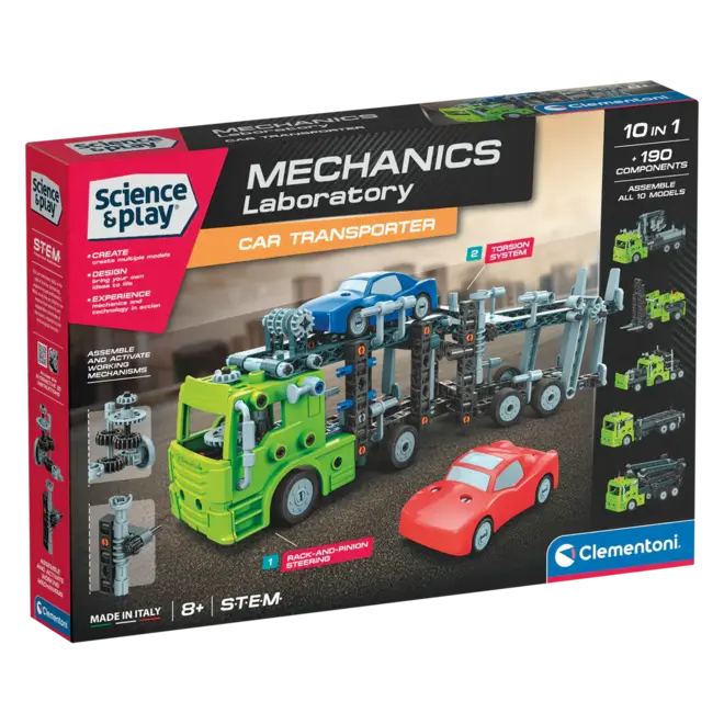 SCIENCE & PLAY: MECHANICS - CAR TRANSPORTER