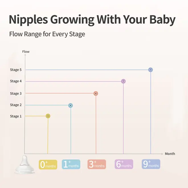 Pigeon - New Born Set 3xBottles+Nipples; 2 Brushes
