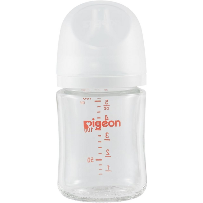 Pigeon - Glass Bottle 5oz (1-Pack) with SS Nipple 0M+