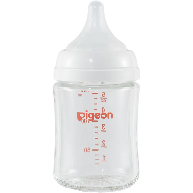 Pigeon - Glass Bottle 5oz (1-Pack) with SS Nipple 0M+