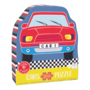 Cars 12pc Shaped Jigsaw with Shaped Box