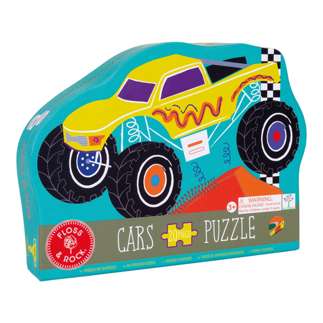 Cars 20pc "Monster Truck" Shaped Jigsaw with Shape