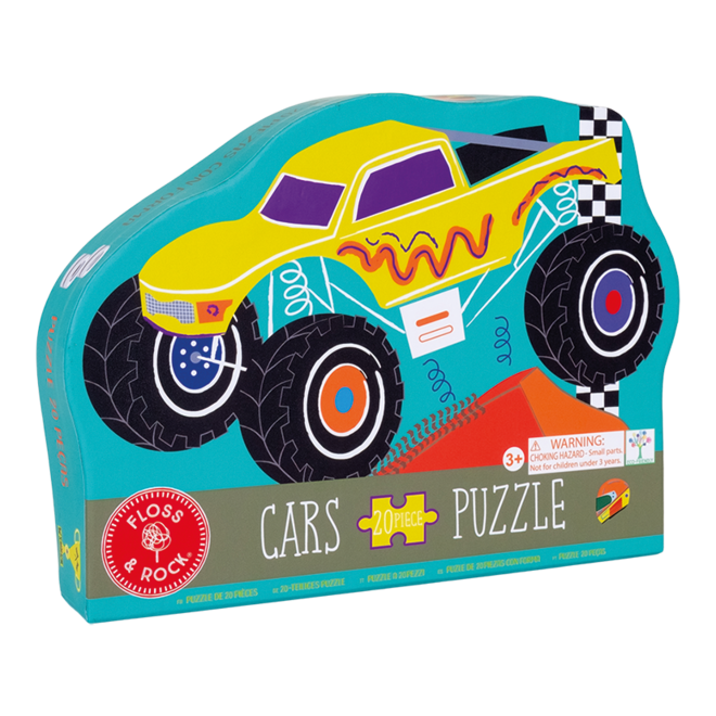 Cars 20pc "Monster Truck" Shaped Jigsaw with Shape