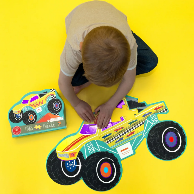 Cars 20pc "Monster Truck" Shaped Jigsaw with Shape