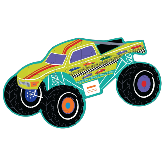 Cars 20pc "Monster Truck" Shaped Jigsaw with Shape