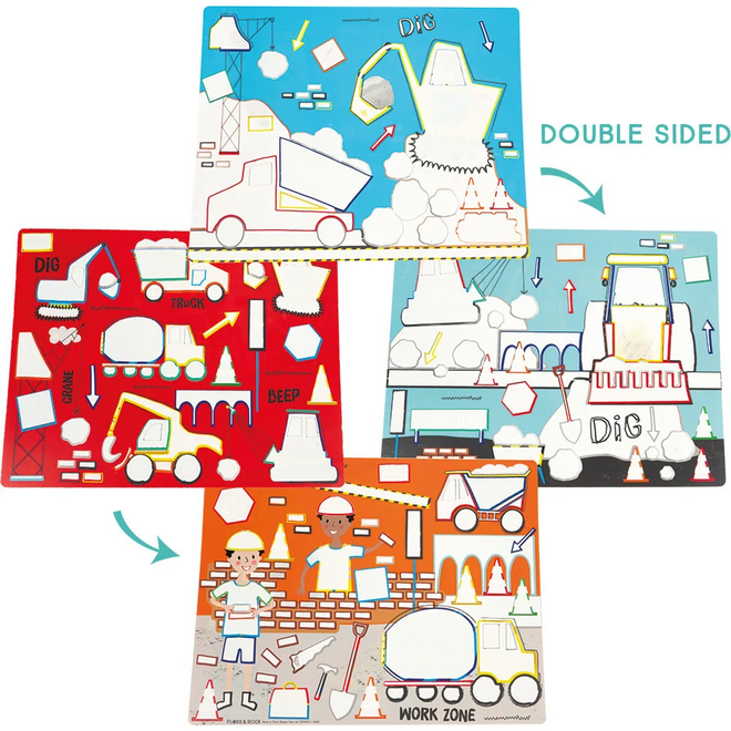 Construction Magic Water Placemats