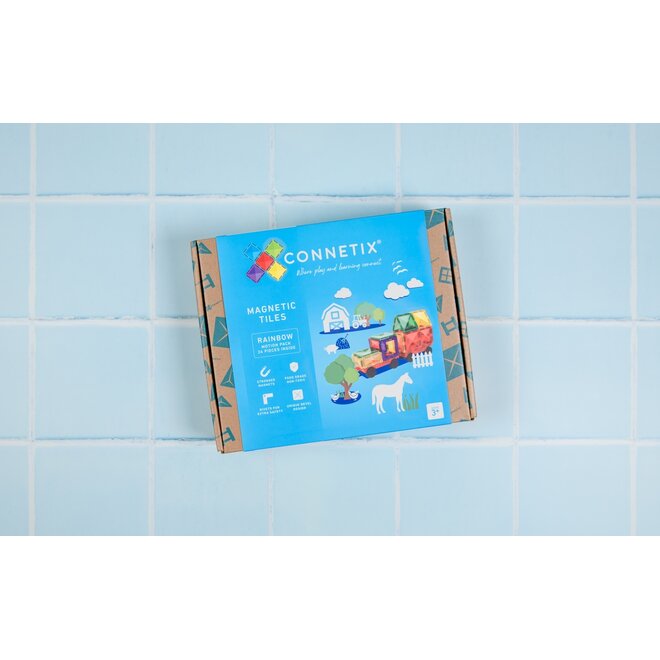 CONNETIX Rainbow Motion Pack, 24 Pieces