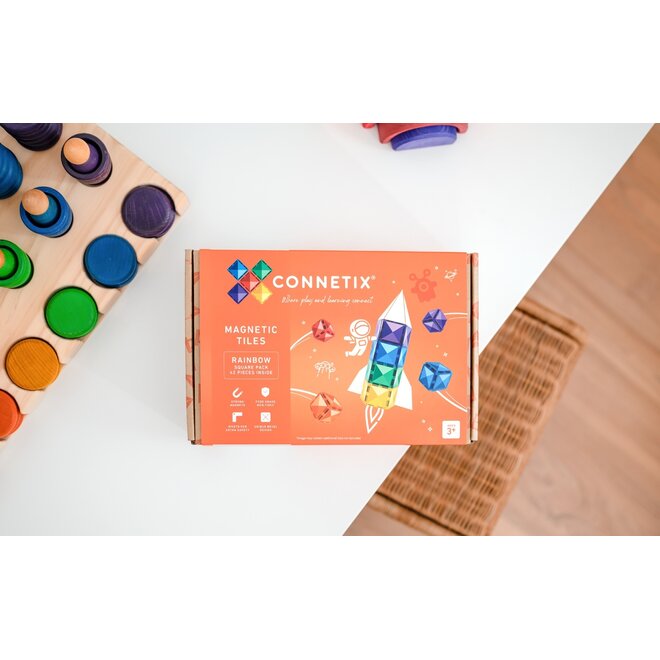 Rainbow Square Pack 42 pc