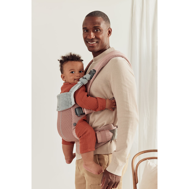 Baby Carrier Harmony, 3D mesh, Dusty pink