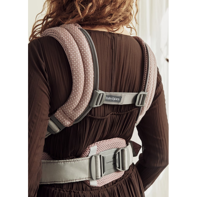 Baby Carrier Harmony, 3D mesh, Dusty pink