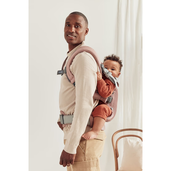 Baby Carrier Harmony, 3D mesh, Dusty pink