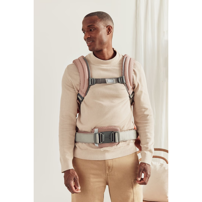 Baby Carrier Harmony, 3D mesh, Dusty pink