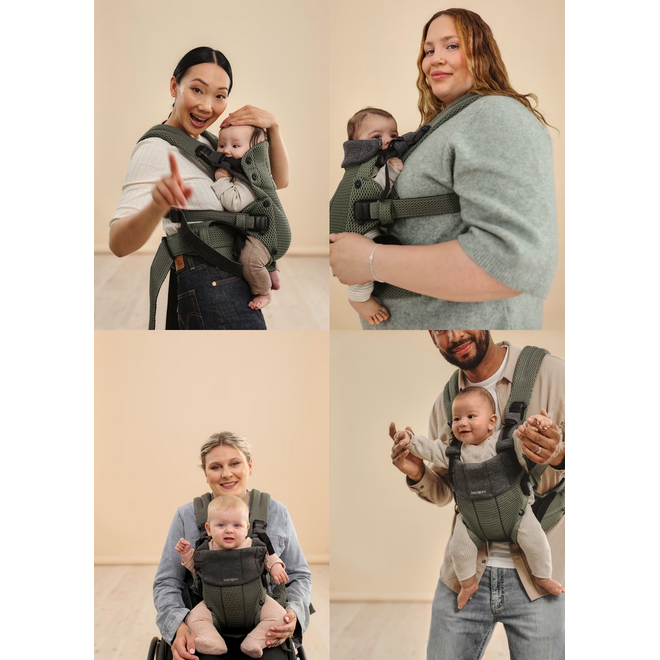 Baby Carrier Harmony, 3D mesh, Silver