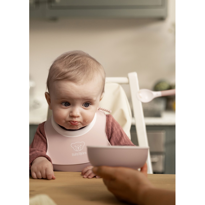 Baby Feeding Set, 3 pcs, Powder pink