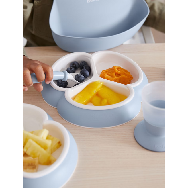 Baby Plate Set, 2-pack, Powder blue