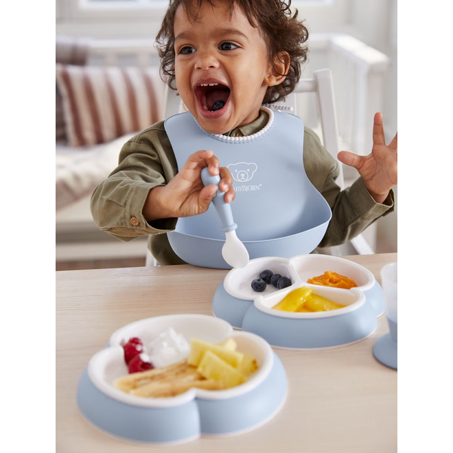 Baby Plate Set, 2-pack, Powder blue