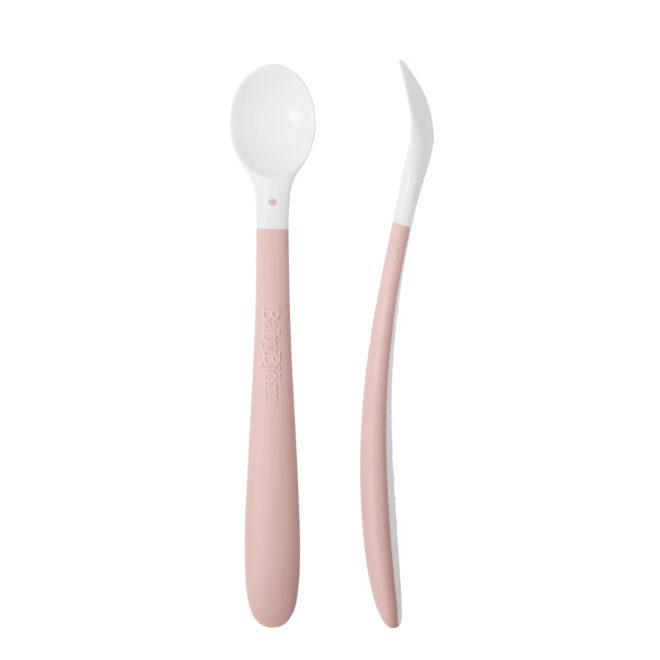 Feeding Spoon, 2-pack , Powder pink