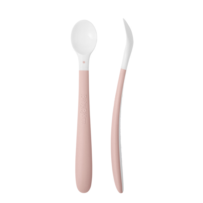 Feeding Spoon, 2-pack , Powder pink