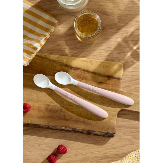 Feeding Spoon, 2-pack , Powder pink